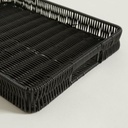 [AB408] BANDEJA RECTANGULAR PP NEGRO CHICA - eCommerce 2