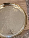[AB449] BANDEJA REDONDA MARTILLADA MEDIANA DORADO - eCommerce 3