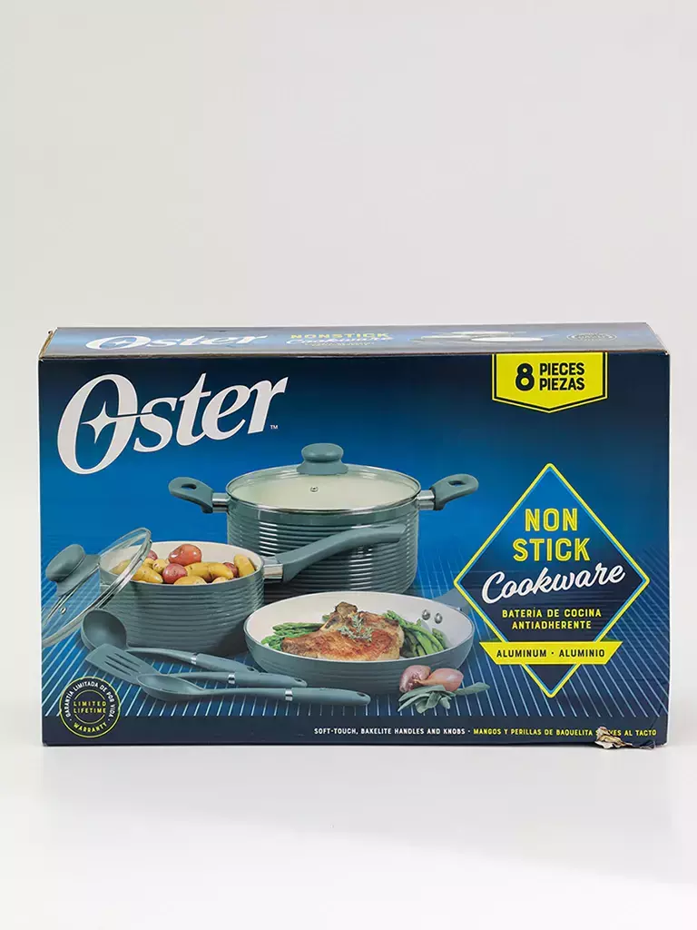 [AAE009] BATERIA DE COCINA OSTER VALLEY GRIS 8 PIEZAS INDUCCION - eCommerce 8