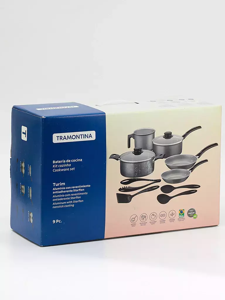 [AAE003] BATERIA DE COCINA TRAMONTINA TURIM 9 PIEZAS ANTIADHERENTE - eCommerce 6