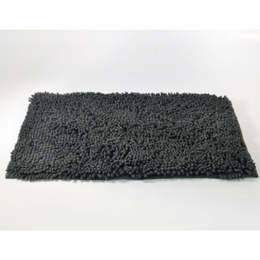 [AB002] ALFOMBRA BAÑO SHAGGY PELO CORTO- GRIS OSCURO - eCommerce 4