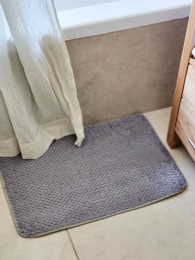 [AA795] ALFOMBRA BAÑO TEDDY - GRIS - eCommerce 4