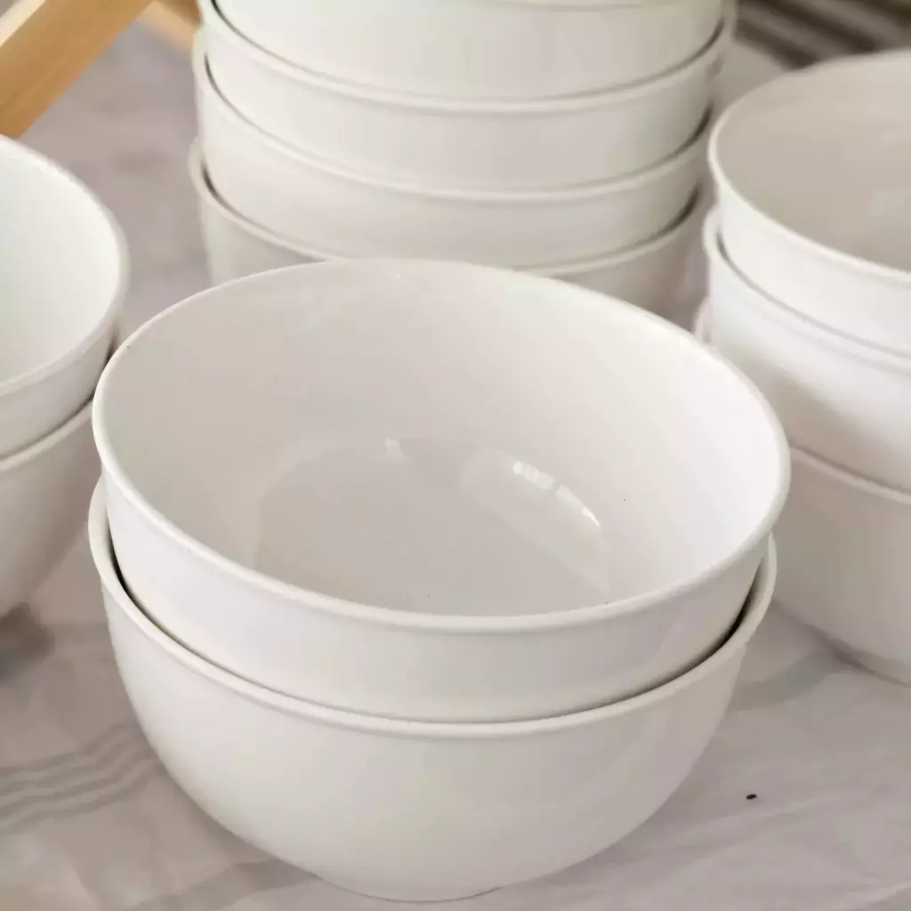 [AAE457] BOWL LISO CERAMICA WHITE 20X9CM - eCommerce 3
