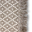 [AAG109] ALFOMBRA BEIGE TRAMA RED BLANCO 50X80 - eCommerce 5