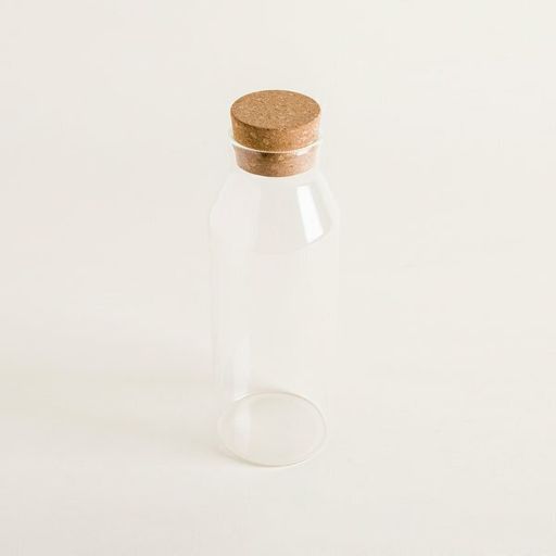 [AAH131] Botella de borosilicato con tapa de corcho 1200ML - eCommerce 4