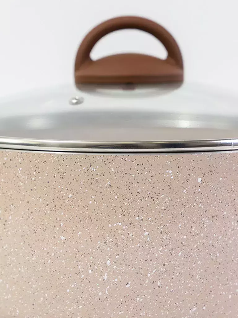 [AAD975] CACEROLA CON TAPA 22 CM JENA INDUCCION BEIGE - eCommerce 3