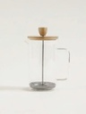[AAC874] CAFETERA CON EMBOLO TAPA BAMBOO 600 ML - eCommerce 3