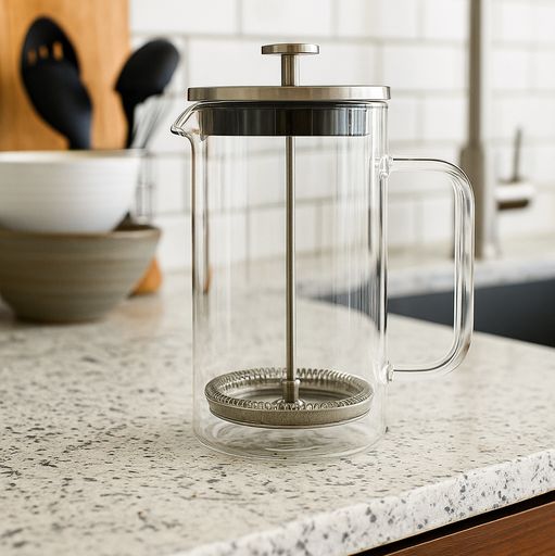 [AAG262] CAFETERA DOBLE VIDRIO TERMICO 600ML CON TAPA DE METAL - eCommerce 3