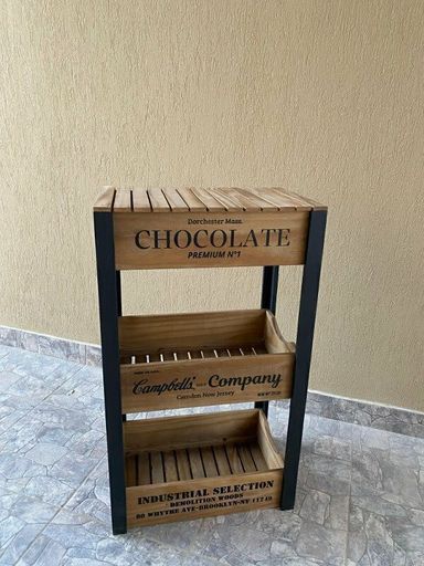 [AAD302] CAJONERA PATAS NEGRAS CON MESADA PIPA - eCommerce 2