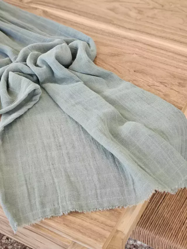 [AAF339.2] CAMINO DE MESA GASA DOBLE - 260X50 VERDE SECO - eCommerce 4