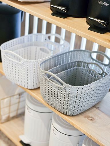 [AAA974.0] CANASTO ORGANIZADOR RATTAN BLANCO GRANDE - eCommerce 3