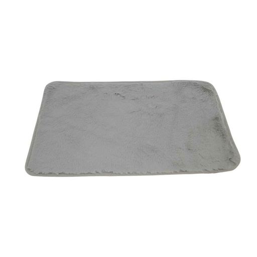 [AAD371.0] ALFOMBRA DE BAÑO PELO CORTO GRIS - eCommerce 4