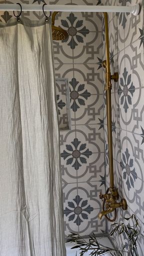 [AAA071.0] CORTINA DE BAÑO OLIVIA GRIS PERLA - eCommerce 7