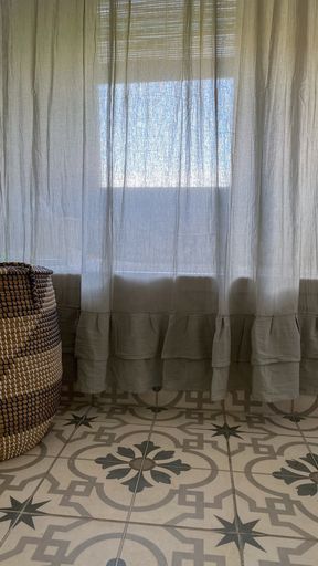 [AAA071.0] CORTINA DE BAÑO OLIVIA GRIS PERLA - eCommerce 8