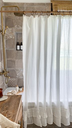 [AAA782.0] CORTINA DE BAÑO OLIVIA OFF WHITE - eCommerce 4