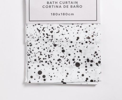 [AAB885.0] CORTINA TELA ESTAMPADA SALPICADA 180X180 - eCommerce 4