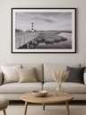 [AAF566.2] CUADRO PLAYA MARCO NEGRO 100X70 CM Playa 3 - eCommerce 3