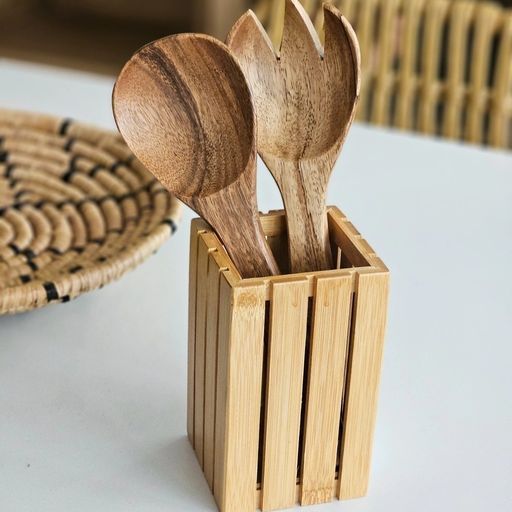[AAD806] CUBIERTERO CUADRADO TABLAS DE BAMBOO - eCommerce 3