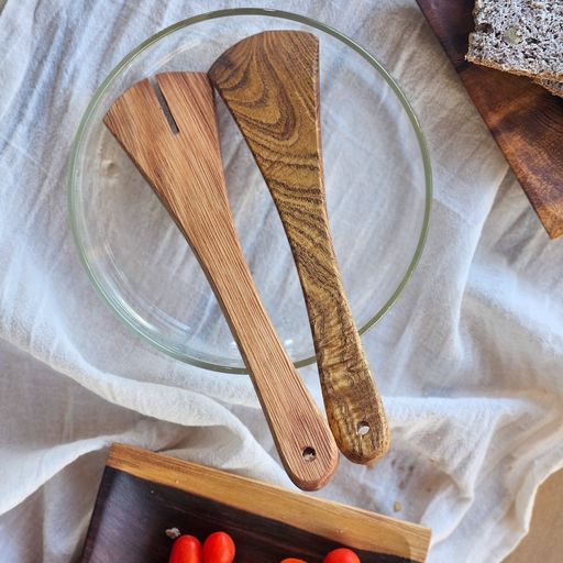 [AAF257] CUCHARA Y TENEDOR DE MADERA 21X5 CM - eCommerce 4
