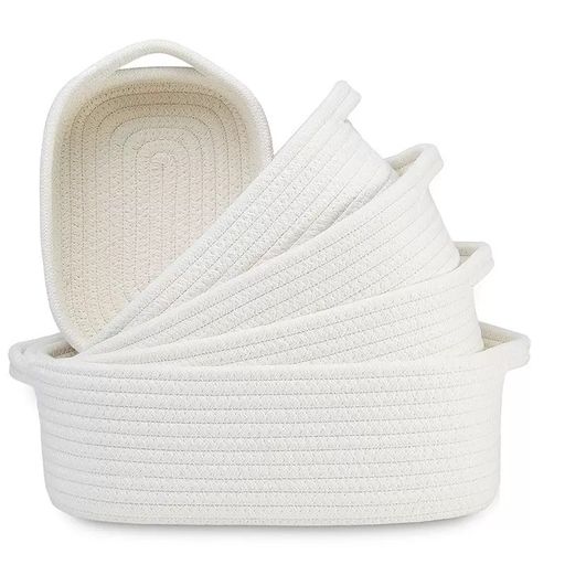[AAG419] Canasto oval de hilo y algodon m 31x21 cm - eCommerce 3