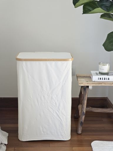 [AAH456] Cesto Ropa Rectangular Con Bamboo 40x30x60 cm - eCommerce 5