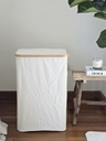 [AAH456] Cesto Ropa Rectangular Con Bamboo 40x30x60 cm - eCommerce 5