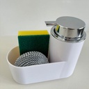 [AAF470] DISPENSER COCINA BLANCO CON ESPONJA Y VIRULANA - eCommerce 3