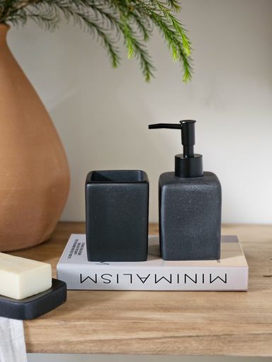 [AAE810] DISPENSER LISO RESINA 16 CM NEGRO - eCommerce 3