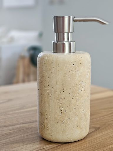 [AAE821] DISPENSER MÁRMOL TREVERTINO OVALADO 18CM - eCommerce 3