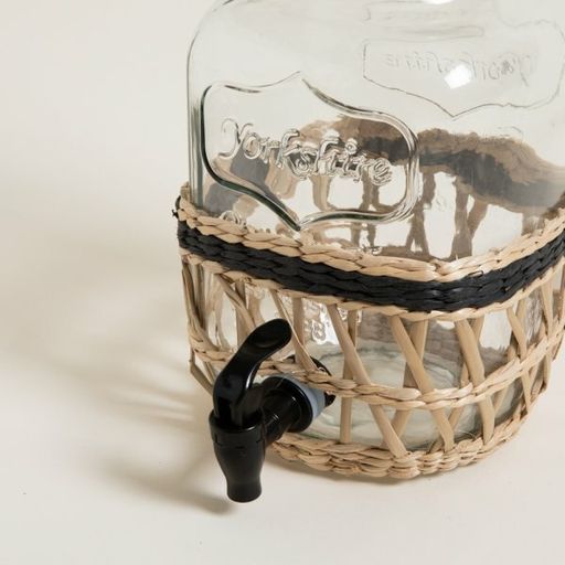 [AA590] DISPENSER VIDRIO CON MALLA MIMBRE - eCommerce 4
