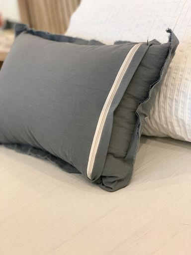 [AAA176.0] DUO DE ALMOHADONES GOOD THING - TAKE TIME GRIS ELE - eCommerce 5