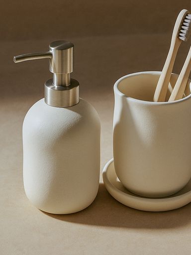[AAG112] Dispenser ceramica blanco organico - eCommerce 3