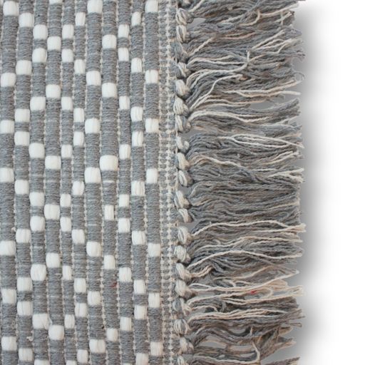 [AAG110] ALFOMBRA GRIS TRAMA ROMBO BLANCO 50X80 - eCommerce 7
