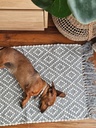 [AAG110] ALFOMBRA GRIS TRAMA ROMBO BLANCO 50X80 - eCommerce 8