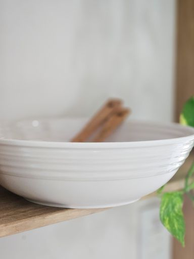 [AAE268] ENSALADERA BEIGE MELAMINA 31X9CM - eCommerce 2
