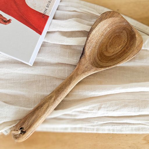 [AAF716] ESPATULA RECTA DE MADERA DE ACACIA 25 CM - eCommerce 3