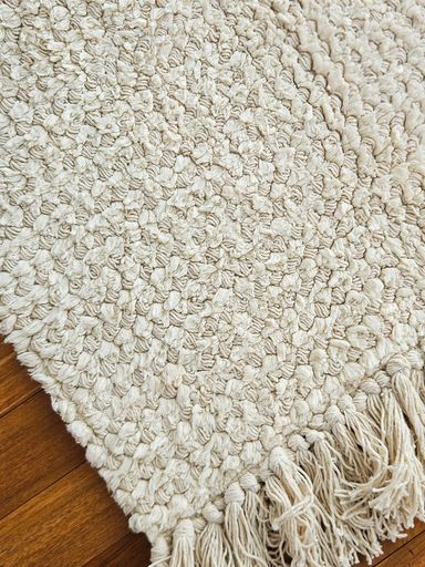 [AAF209] ALFOMBRA LISA PELO CORTO BLANCO 55X140 CM - eCommerce 3