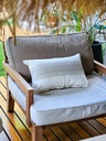 [AAE492] FUNDA DE ALMOHADON BERMEO TUSSOR CRUDO-BEIGE 60X40 - eCommerce 2