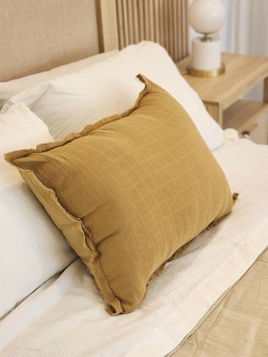 [AAG355] FUNDA DE ALMOHADON GASA AVELLANA 50X70 CM - eCommerce 4