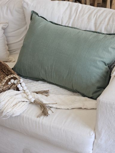 [AAE873] FUNDA DE ALMOHADON TUSSOR VERDE MUSGO 50X70 - eCommerce 3
