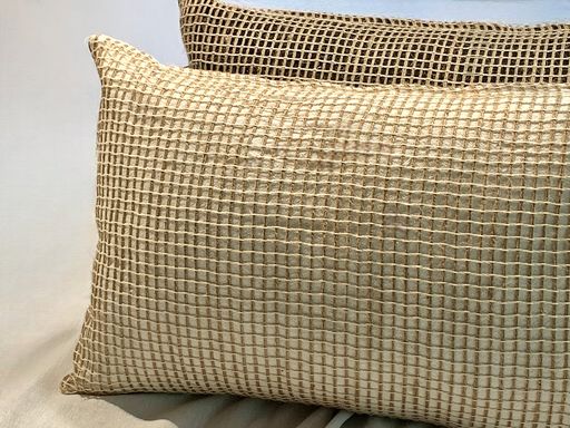 [AAD560] FUNDA DE ALMOHADON TUSSOR YUTE RED NATURAL 60X40 - eCommerce 3