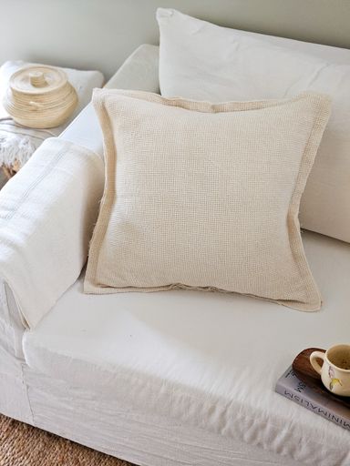 [AB190] FUNDA WAFFLE 60X60 - NATURAL ALMOHADON - eCommerce 3