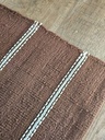 [AAF624] ALFOMBRA MARRON PESPUNTES 180X180 - eCommerce 3