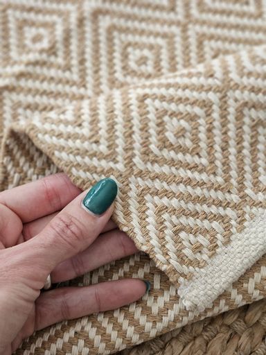 [AAD743] ALFOMBRA MILAN BLANCO Y CAMEL 120X180CM - eCommerce 6