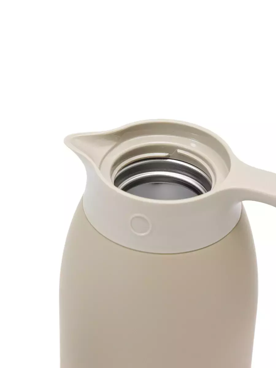 [AAF736] JARRA TERMICA TAPA CON PALANCA BEIGE 1500ML - eCommerce 4