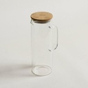 [AAB727.0] Jarra de vidrio borosilicato con tapa de bamboo y acero - eCommerce 2