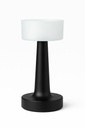 [AAD809] LAMPARA CON PANTALLA REDONDA LISA CON USB LUZ LED NEGRO - eCommerce 3