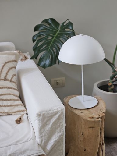 [AAE978.0] LAMPARA MEDIA ESFERA DE 30 CM BLANCO MATE - eCommerce 3
