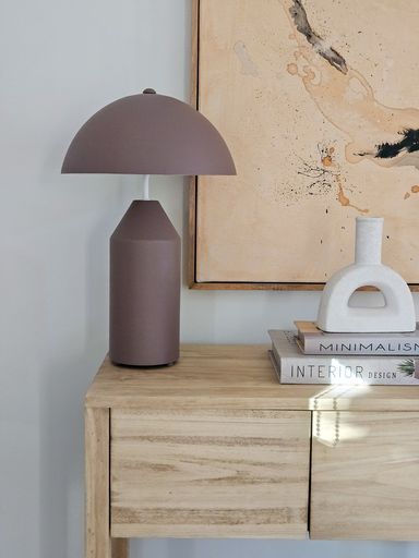 [AAE979.0] Lampara bala con media esfera BLANCO MATE - eCommerce 4
