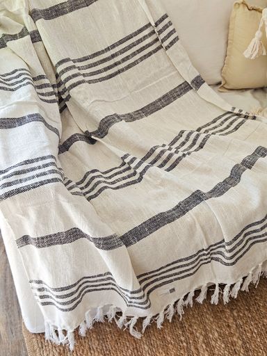 [AAF203] MANTA BUCLE NATURAL COMBINADA 125X150 CM - eCommerce 3